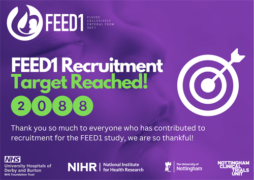 Recruitment target reached